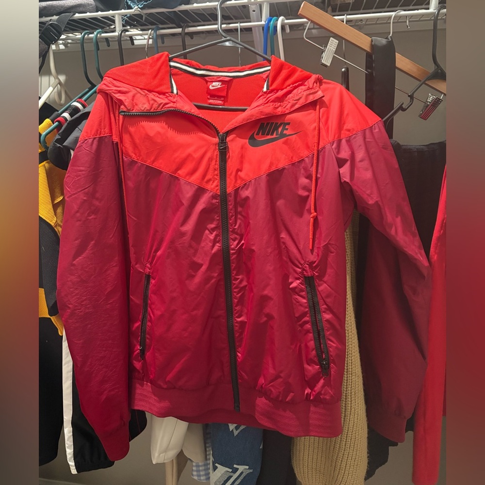 Nike Red Mesh Jacket